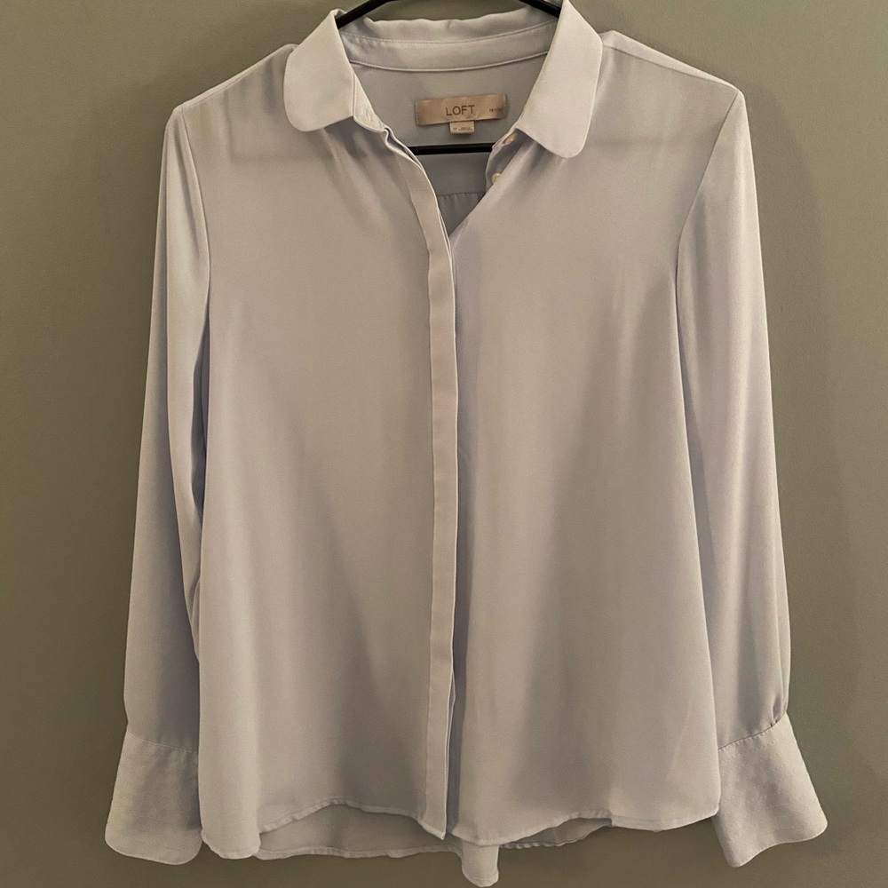 The Loft Long Sleeve Round Collar Blouse